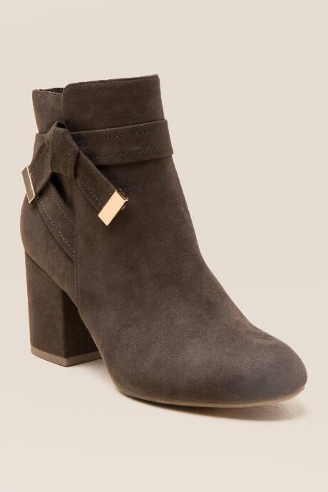 Report Montez Bow Ankle Boot - Olive