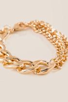 Francesca's Antonia Curb Chain Bracelet - Gold