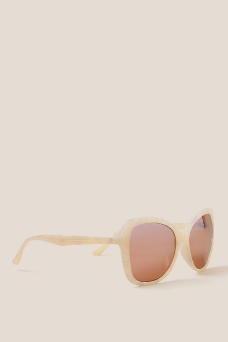 Francesca's Private Eyes Sunglasses - Ivory