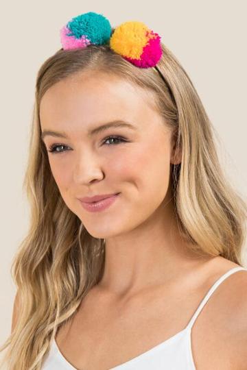 Mud Pie Pompom Headband