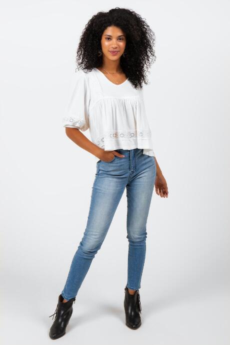 Francesca's Seanna Super High-rise Jeans - Medium Wash