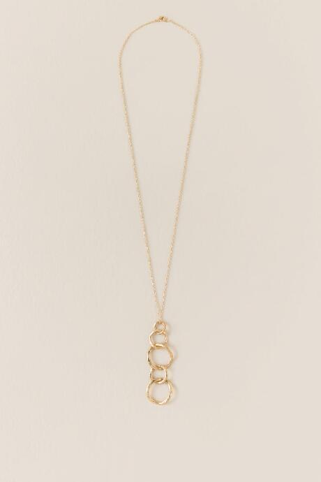 Francesca's Elina Linked Pendant Necklace - Gold