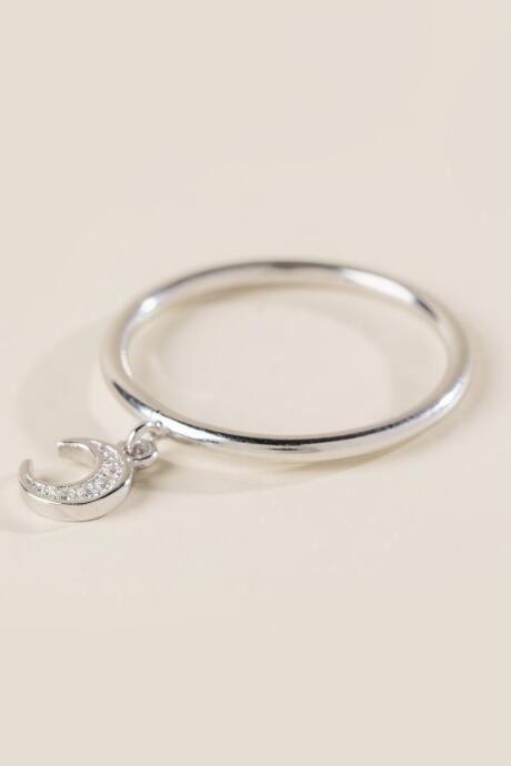 Francesca's Bailey Charm Ring In Silver - Silver