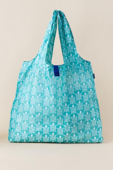 Francesca's Marilyn Sea Turtle Reusable Bag - Turquoise