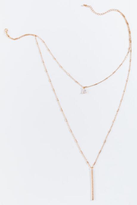 Francesca's Leilani Layered Necklace - Gold