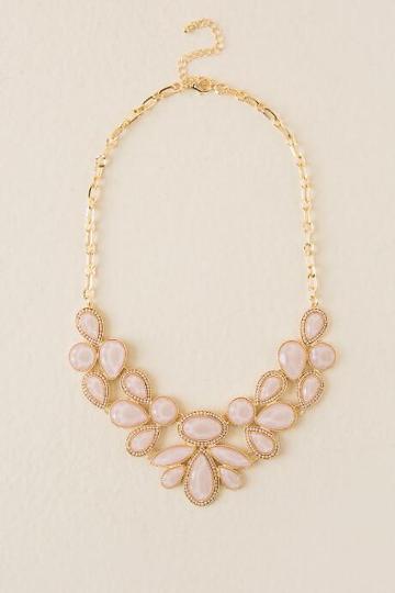 Francesca's Nicole Statement Necklace In Champagne - Crisp Champagne