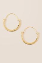 Francesca's Catarina Thick Hoop Earring - Gold