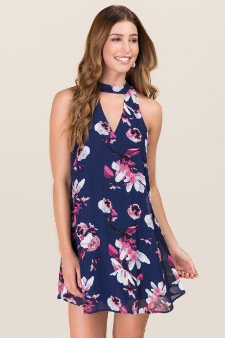 Mi Ami Madeline Gigi Shift Dress - Navy