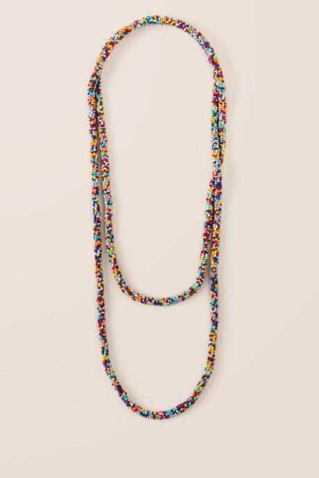 Francesca Inchess Nevaeh Beaded Wrap Necklace - Multi