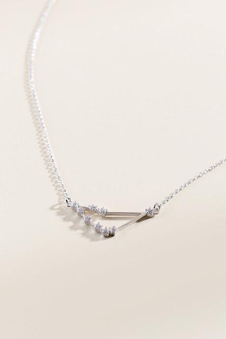 Francesca's Capricorn Constellation Pendant Necklace - Silver