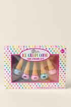 3c4g Ice Cream Cone Nail Polish Set - White