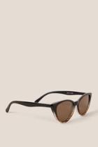 Francesca's Catalog Cat Eye Sunglasses - Black