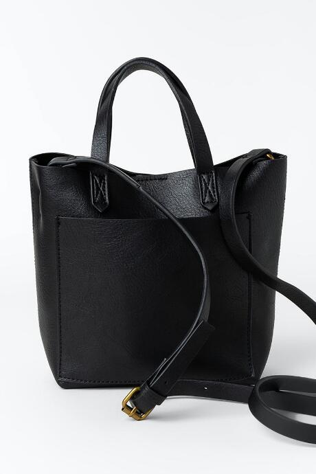 Francesca's Kelsey Mini Tote W Pouch - Black
