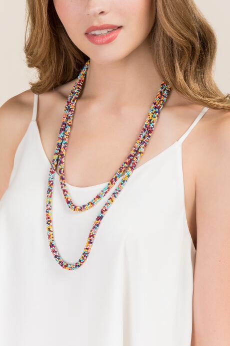 Francesca's Kai Beaded Necklace - Multi