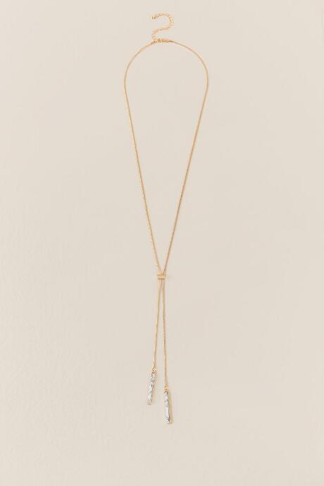 Francesca's Chayenne Adjustable Howlite Necklace - White