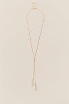 Francesca's Chayenne Adjustable Howlite Necklace - White