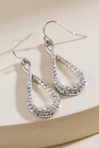 Francesca's Brie Teardrop Earring In Silver - Silver