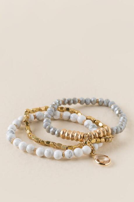 Francesca Inchess Chayla Beaded Stretch Bracelet Set - Multi