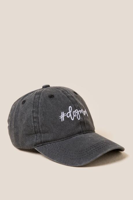 Francesca's Dogmom Baseball Cap - Black