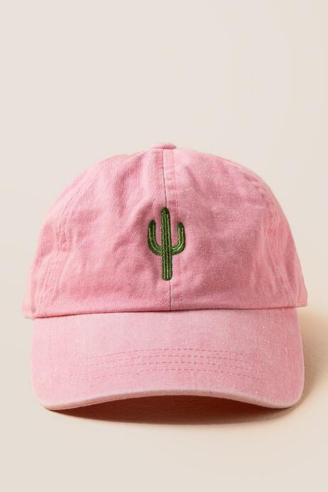 Francescas Ariela Cactus Baseball Cap - Mauve