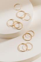 Francesca's Hadley Stacking Ring Set In Gold - Gold