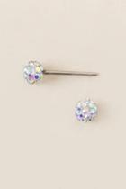 Francesca's Glenna Fireball Stud Earring - Iridescent