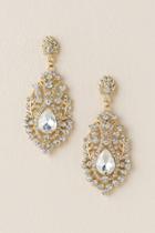 Francesca's Valentina Filigree Drop Chandelier Earring