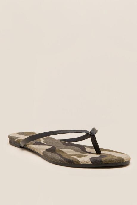 Francescas Kiki Swim Flip Flop Sandal - Olive