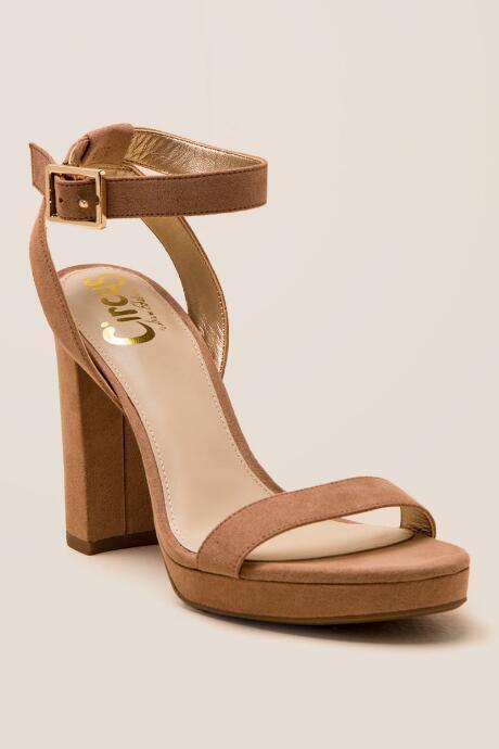 Circus Annette Platform Block Heel - Tan