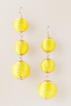 Francesca's Carlena Bauble Ball Drop Earring In Yellow - Yellow
