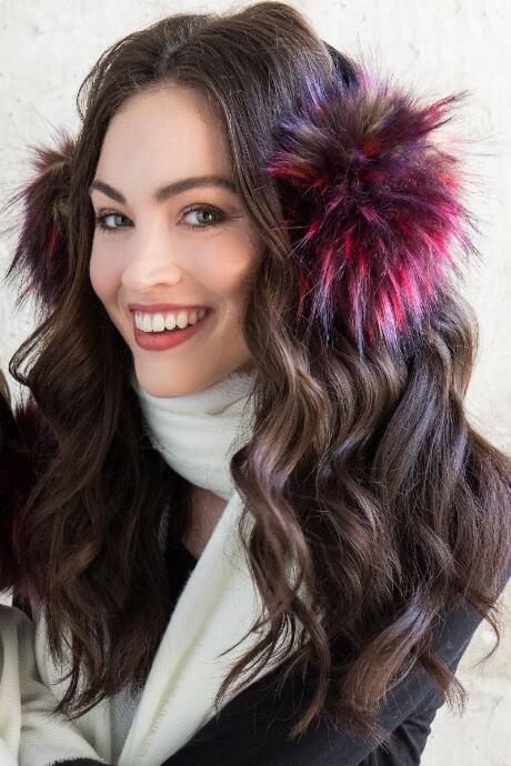 Francesca's Ginger Faux Fur Earmuff - Multi