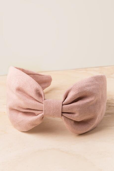 Francesca's Avila Knotted Turban Headband - Blush
