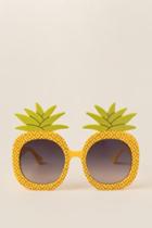 Francescas Pineapple Sunglasses - Yellow