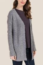 Blue Rain Farrah Boucle Cardigan - Gray