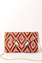 Shirdee Imports Llc Shirdee Bright Beaded Clutch - Multi