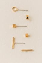 Francesca's Brandi Stud Earring Set - Gold