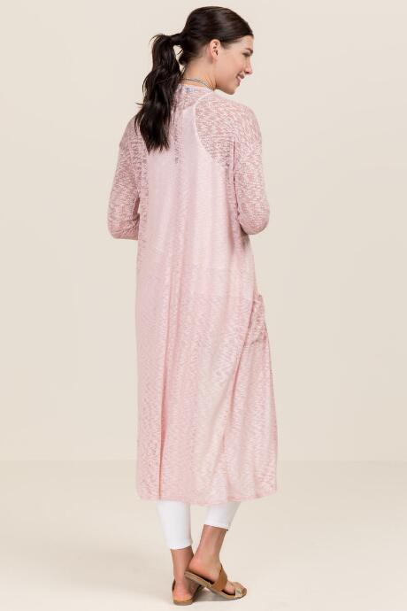 Blue Rain Felicity Knit Duster - Blush