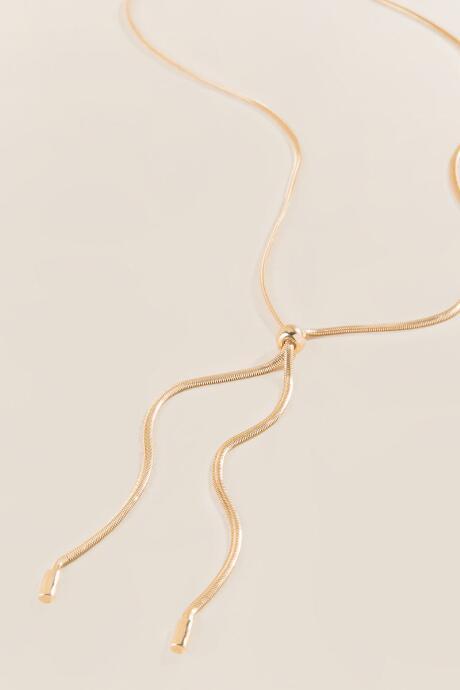 Francesca's Holly Adjustable Delicate Necklace - Gold