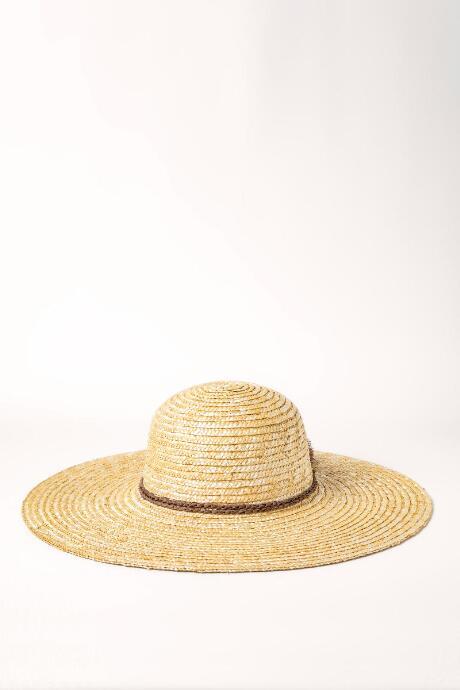 Francesca's Samantha Tassel Sun Hat - Tortoise