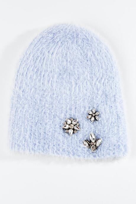 Francesca's Kira Eyelash Beanie - Lavender