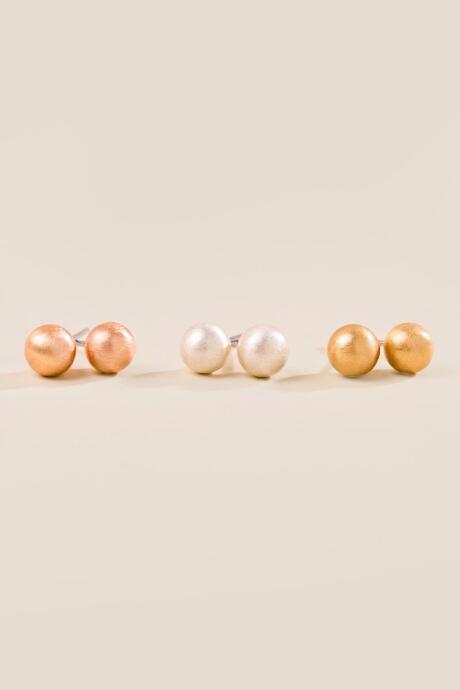Francesca's Morgan Pearl Stud Earring Set - Pearl