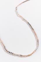 Francesca's Shani Beaded Necklace - Blush