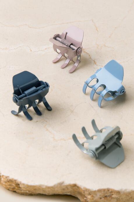 Francesca's Tina Claw Clip Set - Blush