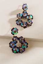 Francesca's Madeline Sequin Drop Earrings - Green