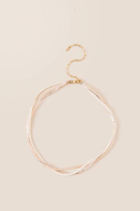 Francesca's Bonnie Beaded Choker In Gold - Gold