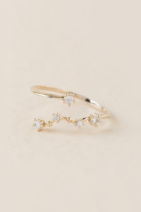 Francesca's Pisces Constellation Ring - Gold