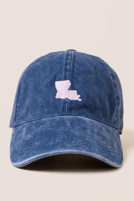 Francesca's Louisiana Baseball Cap - Navy