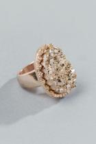 Francesca Inchess Amelia Rose Gold Druzy Ring - Rose/gold