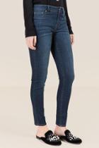Francesca's Harper Mid Rise Clean Contrast Jeans - Medium Wash
