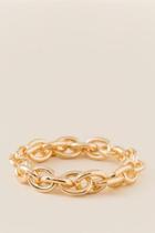 Francesca's Cameron Chain Link Stretch Bracelet - Gold